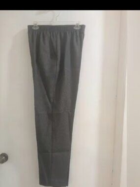 NWT Woman's Size 14 Heather Gray Classic Pull-On Pant with Pockets DONNKENNY